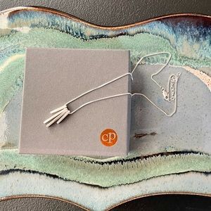 Philippa Roberts Sterling Silver 925 Four Bar Necklace Clay Pot NYC